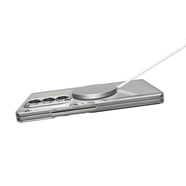 Spigen Coque AirSkin MagSafe Samsung Galaxy Z Fold 7 - Clear / White