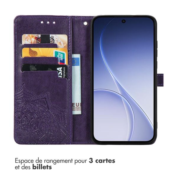 imoshion Etui de télephone Mandala Oppo Reno15 F (5G) - Violet