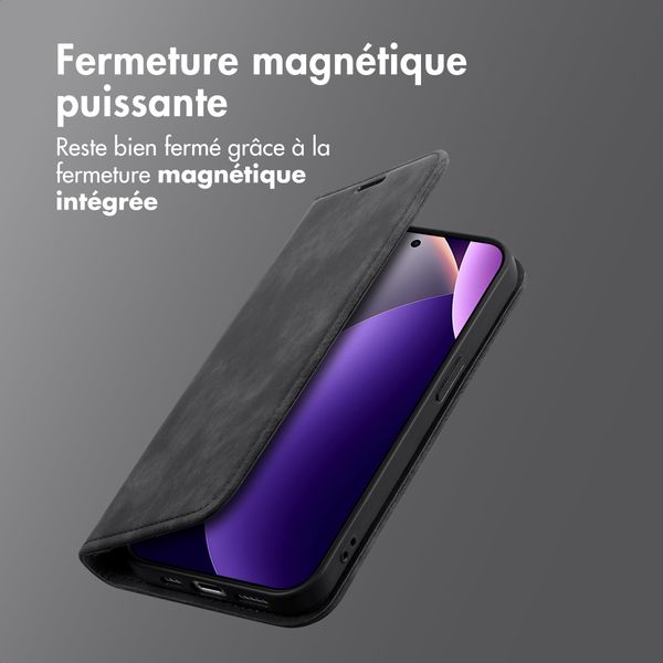 imoshion Étui de téléphone portefeuille Slim Xiaomi Redmi Note 15 Pro (4G) - Noir