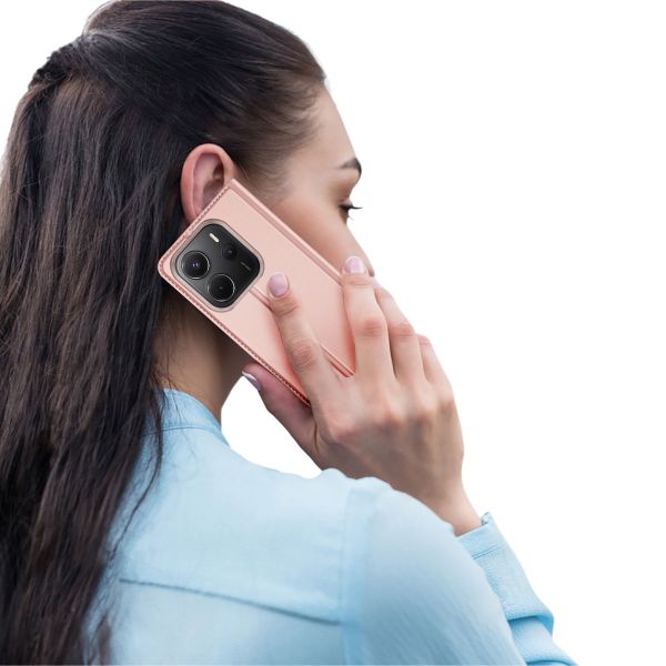 Dux Ducis Étui de télephone Slim Xiaomi Redmi Note 14 (4G) - Rose Doré