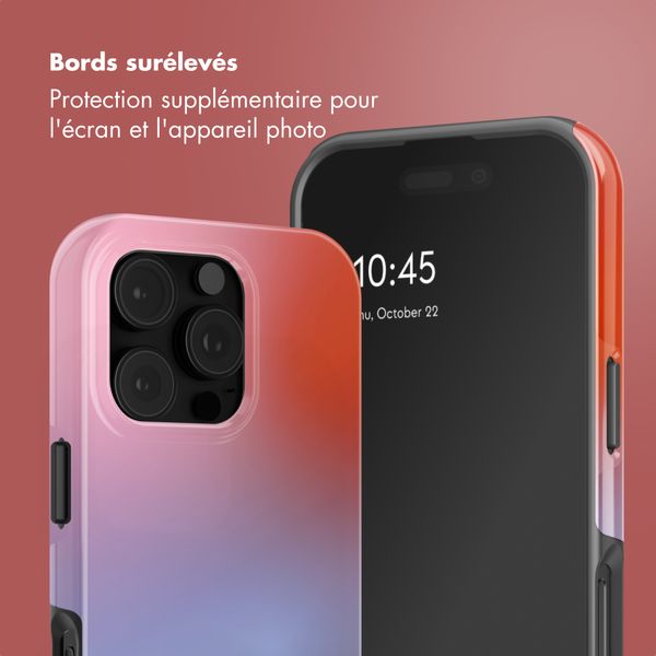 Selencia Coque arrière Vivid avec MagSafe Apple iPhone 16 Pro Max - Gradient Soft Blush