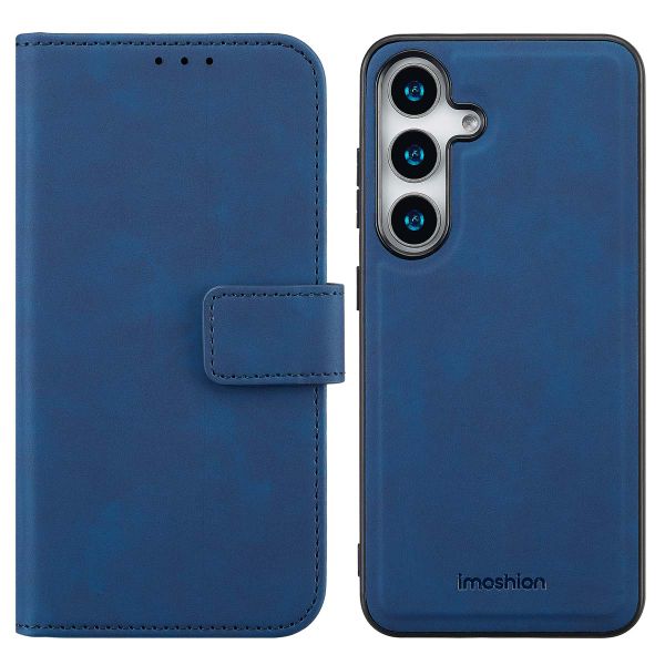imoshion Etui de télephone luxe 2-en-1 amovible Samsung Galaxy S25 - Bleu