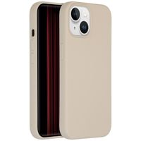 Accezz Coque Liquid Silicone Apple iPhone 15 - Stone