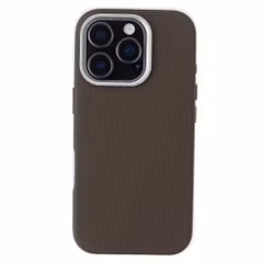 Accezz Coque arrière Mesh avec MagSafe Apple iPhone 16 Pro - Marron