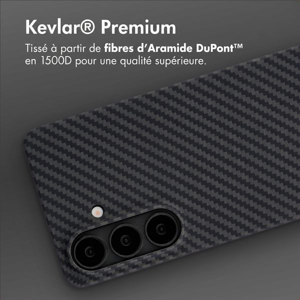 Accezz Coque Kevlar® MagSafe Samsung Galaxy S26 - Noir