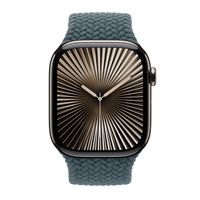 Apple Bracelet Solo tressé Apple Watch | 38/40/41/42 mm - Taille 6 - Lake Green
