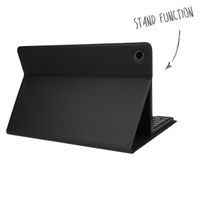 Accezz Étui de tablette Bluetooth Clavier Samsung Galaxy Tab A9 8.7 pouces - QWERTY / NL - Noir