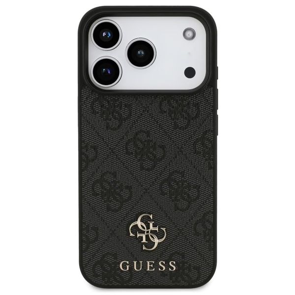 Guess Coque 4G Metal Logo MagSafe Apple iPhone 17 Pro - Noir