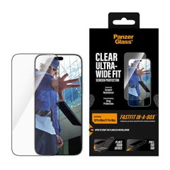 PanzerGlass Ultra Wide Fit FastFit in-a-box Protection d'écran Apple iPhone 18 Pro Max / 17 Pro Max