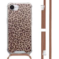 imoshion Coque Design avec cordon Apple iPhone 17e / 16e - Leopard Mood