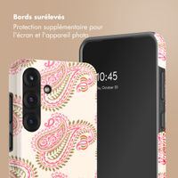 Selencia Coque arrière Vivid avec MagSafe Samsung Galaxy S25 - Paisley Blush