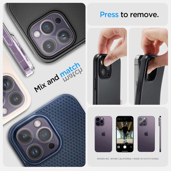 Spigen Optik Lens Protector - Protection complète de la caméra (lot de 2) Apple iPhone 14 Pro / 14 Pro Max