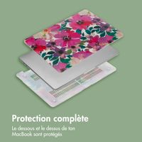 imoshion Coque Design Laptop Apple MacBook Pro 16 pouces (2021 / 2023 M3 / 2024 M4 / 2026 M5) - Floral Water Color