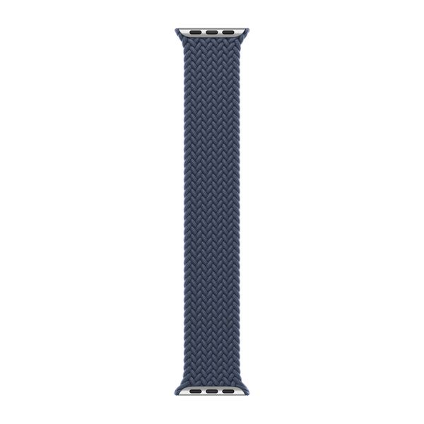 Apple Bracelet Solo tressé Apple Watch | 38/40/41/42 mm - Taille 8 - Storm Blue
