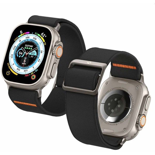 Spigen Bracelet Lite Fit Ultra Apple Watch | 44/45/46/49 mm - Noir