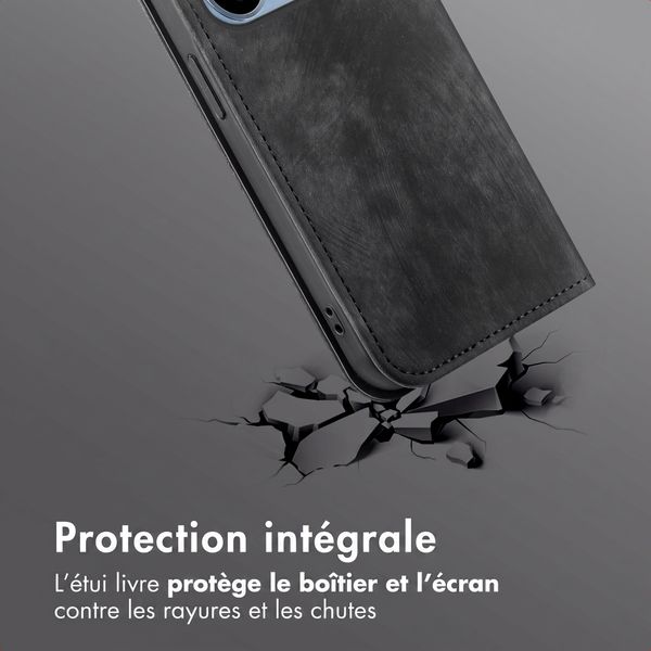 imoshion Étui de téléphone portefeuille Slim Xiaomi Redmi Note 17 Pro - Noir