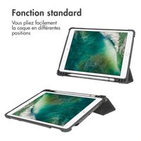 Accezz Coque tablette Rugged Trifold Apple iPad 6 (2018) 9.7 pouces / iPad 5 (2017) 9.7 pouces / Air 2 (2014)/Air 1 (2013) - Noir