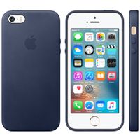 Apple Coque Leather Apple iPhone SE (2016) / 5 / 5s - Midnight Blue