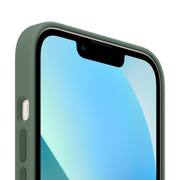 Apple Coque en silicone MagSafe Apple iPhone 13 - Eucalyptus