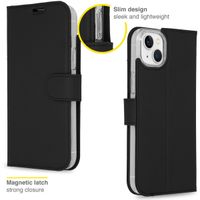 Accezz Étui de télephone Wallet Apple iPhone 14 Plus - Noir