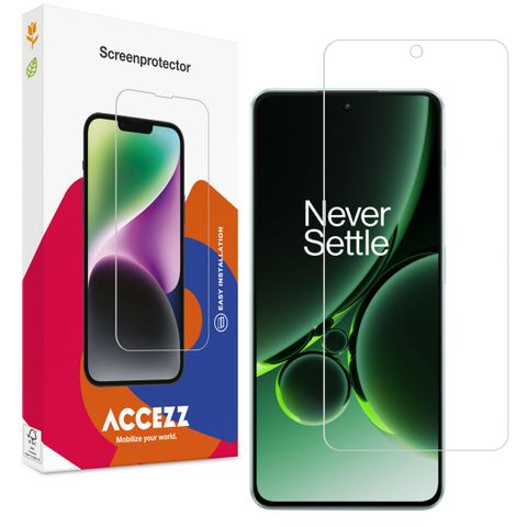 Accezz Protection d'écran en verre trempé OnePlus Nord 3 / 4 - Transparent
