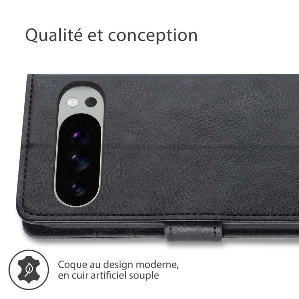 imoshion Étui de télephone portefeuille de luxe Google Pixel 10 / 10 Pro - Noir