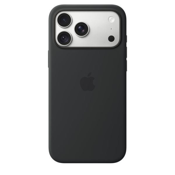 Apple Coque en silicone avec MagSafe Apple iPhone 18 Pro Max - Black