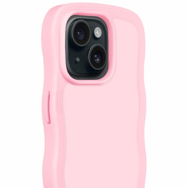 Holdit Coque Wavy Apple iPhone 17e / 16e / 15 / 14 / 13 - Rose