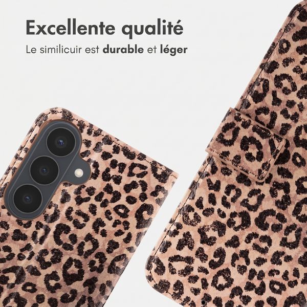 imoshion Étui de télephone portefeuille Design Samsung Galaxy S26 - Leopard Mood