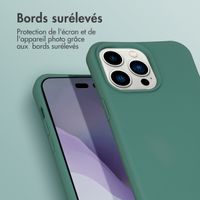 imoshion Coque de couleur avec cordon amovible Apple iPhone 14 Pro Max - Vert foncé