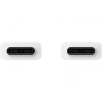 Samsung Câble USB-C vers USB-C d'origine - 1,8 mètre - 25 watts + adaptateur de recharge rapide USB-C d'origine - 25 watts - Blanc