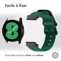 imoshion Bracelet robuste en nylon  - Connexion universelle 20 mm - Vert foncé