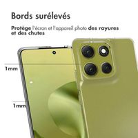Accezz Coque Clear Motorola Moto G86 Power - Transparent