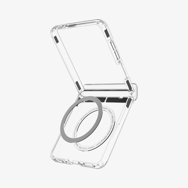 Spigen Coque Ultra Hybrid Pro MagFit Samsung Galaxy Z Flip 8 - Clear / White