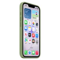 Apple Coque en silicone avec MagSafe Apple iPhone 17e - Light Moss