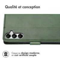 imoshion Étui de télephone portefeuille de luxe Samsung Galaxy A17 (5G) / (4G) - Vert