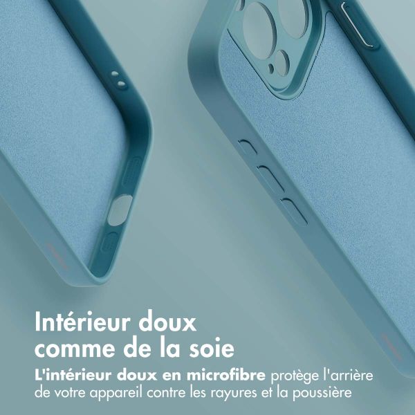 imoshion Coque Couleur avec MagSafe Apple iPhone 15 Pro - Smoke Green