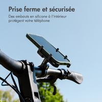imoshion Support de téléphone en aluminium pour vélo - Léger - Universel - Noir