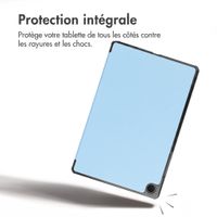 imoshion Coque tablette Trifold Samsung Galaxy Tab A11 Plus / A9 Plus - Bleu clair