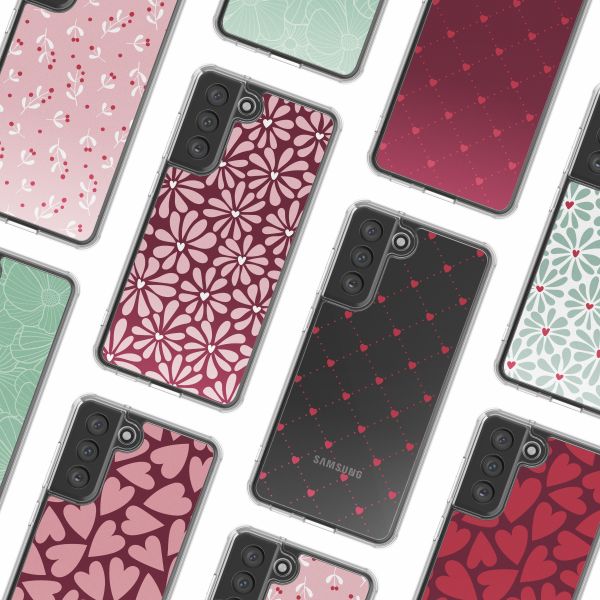 imoshion Coque Design Samsung Galaxy S21 FE - Bloom Love Blush