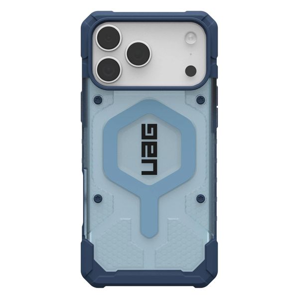 UAG Coque Pathfinder Clear MagSafe avec Lanyard Apple iPhone 17 Pro - Clear / Blue Lanyard