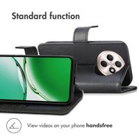 imoshion Étui de télephone portefeuille de luxe Oppo Reno 12F 5G - Noir