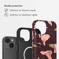 Selencia Coque arrière Vivid avec MagSafe Apple iPhone 14 - Autumn Muse