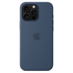 Apple Coque en silicone MagSafe Apple iPhone 16 Pro Max - Denim
