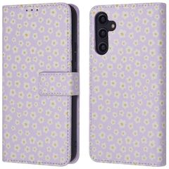 imoshion Étui de télephone portefeuille Design Samsung Galaxy A14 (5G/4G) - White Daisy