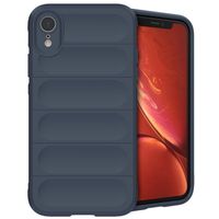 imoshion Coque arrière EasyGrip Apple iPhone Xr - Bleu foncé