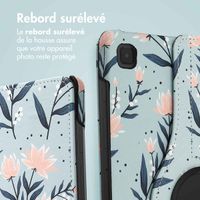 imoshion Coque tablette Design rotatif à 360° Samsung Galaxy Tab S6 Lite (2020/2022/2024)  - Flowers