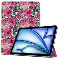 imoshion Coque tablette Design Trifold Apple iPad Air 13 pouces (2026) M4 / (2025) M3 / (2024) M2 - Floral Water Color