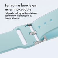 imoshion Bracelet AirTag pour enfants - Étui pour Apple AirTag - Taille unique - Denim Blue