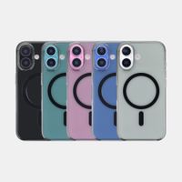 Accezz Lite coque arrière avec MagSafe Apple iPhone 16 - Smokey Clear